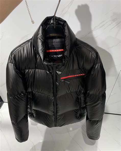 prada vintage puffa jacket|prada puffer jacket sale.